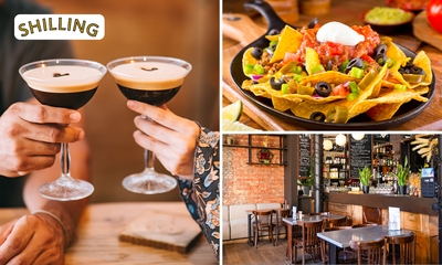 2 cocktails naar keuze + nacho's bij Shilling