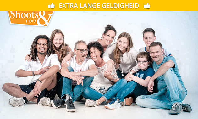 Fotoshoot voor max. 30 personen + 1 afdruk