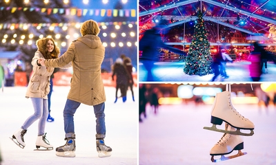 Schaatsen aan de kust + schaatsverhuur in Middelkerke