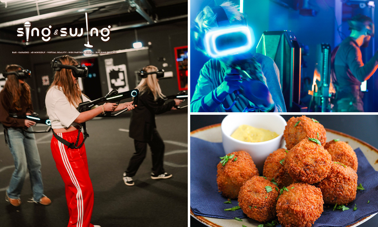 1 of 2 VR-game(s) naar keuze + drankje en bitterballen