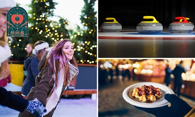 Schaatsen (2 uur) + huur schaatsen + 2 drankjes of curling (1 uur) in Sittard