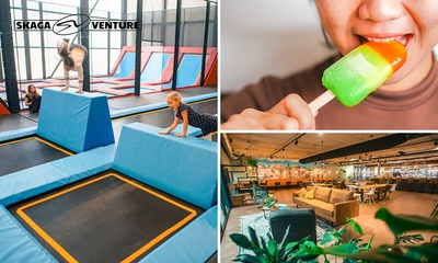 2 uur jumpen + chips en ijsje bij SkagaVenture