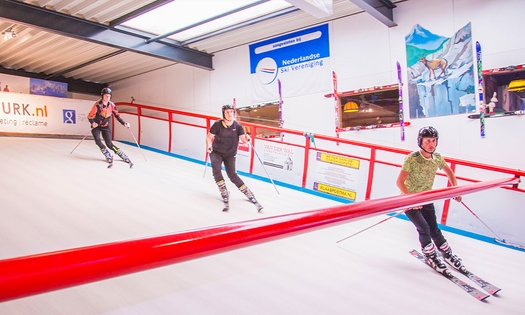 Ski- of snowboardles (60 min) bij Skischool Drachten