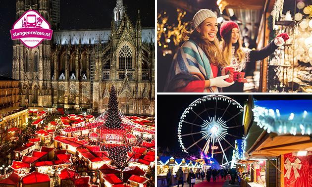 Busreis naar kerstmarkt in Duitsland, Nederland of België