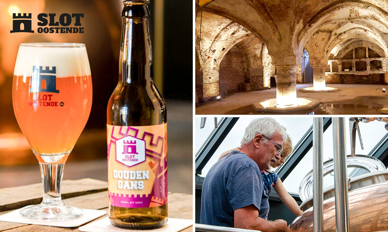 Bierbrouwerij-tour + drankje (60 min) bij Slot Oostende