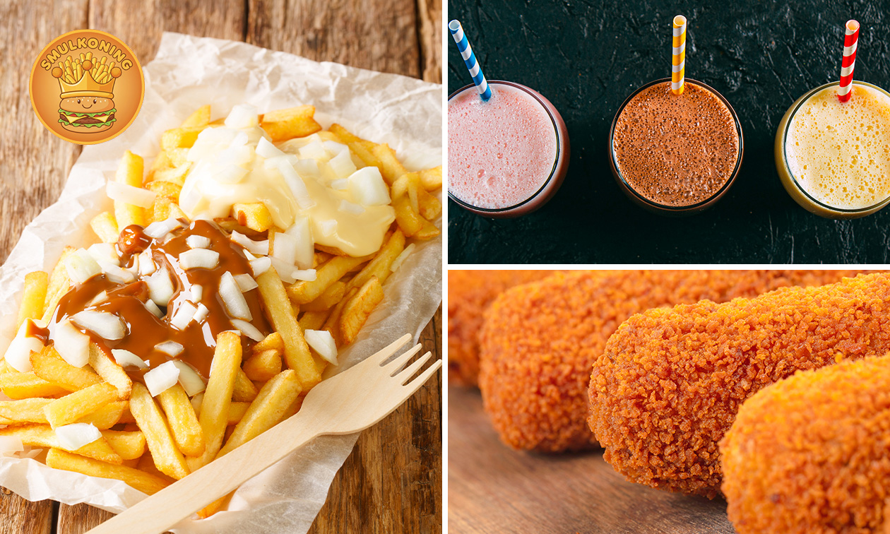 Friet + saus + snack + milkshake in IJmuiden