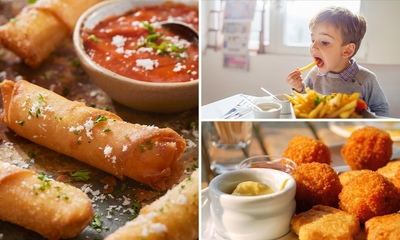 Snackmenu met patat, snack, saus en drankje voor dine-in of afhaal