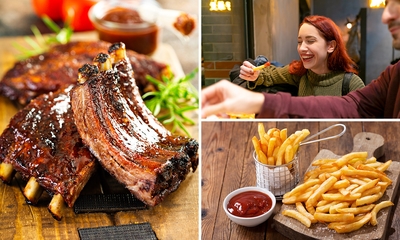 All-You-Can-Eat friet of spareribs (1,5 uur) bij Snackpoint De Kolibrie