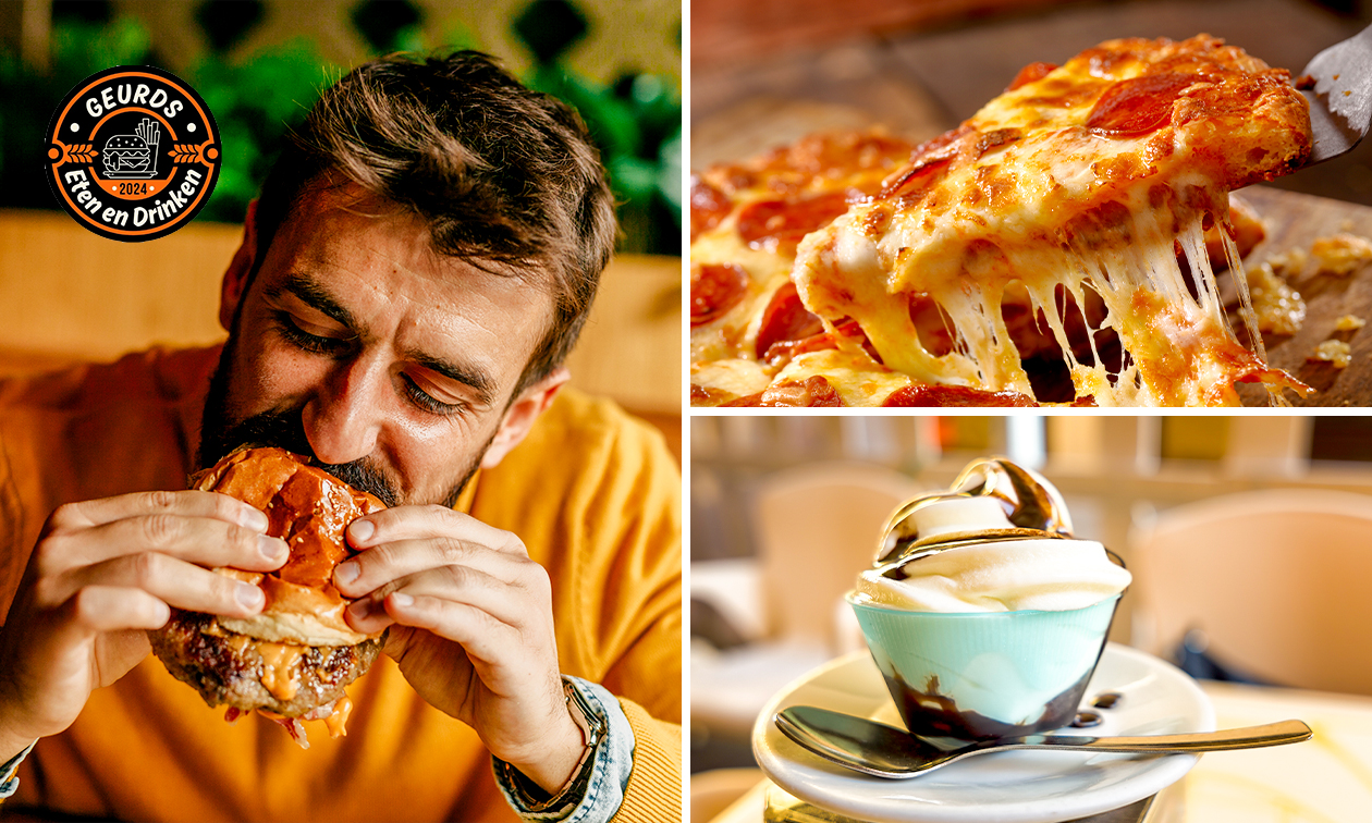 Burger of hoofdgerecht + nagerecht naar keuze