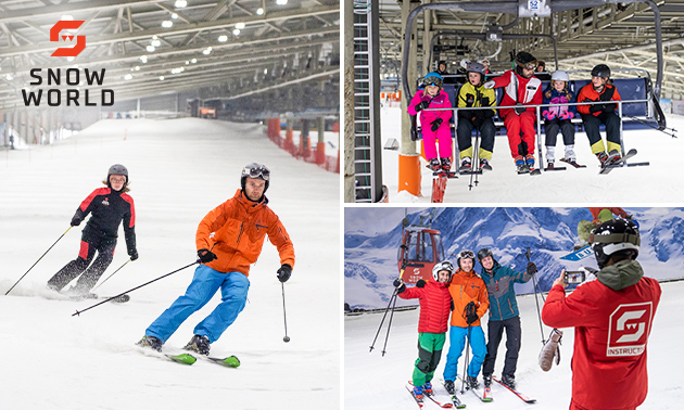 Skifahren oder Snowboarden (4 Stunden) bei SnowWorld