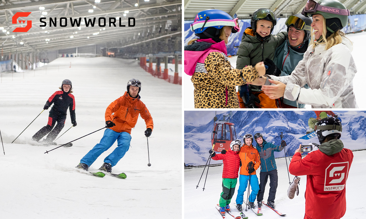 Skifahren oder Snowboarden (4 Stunden) bei SnowWorld
