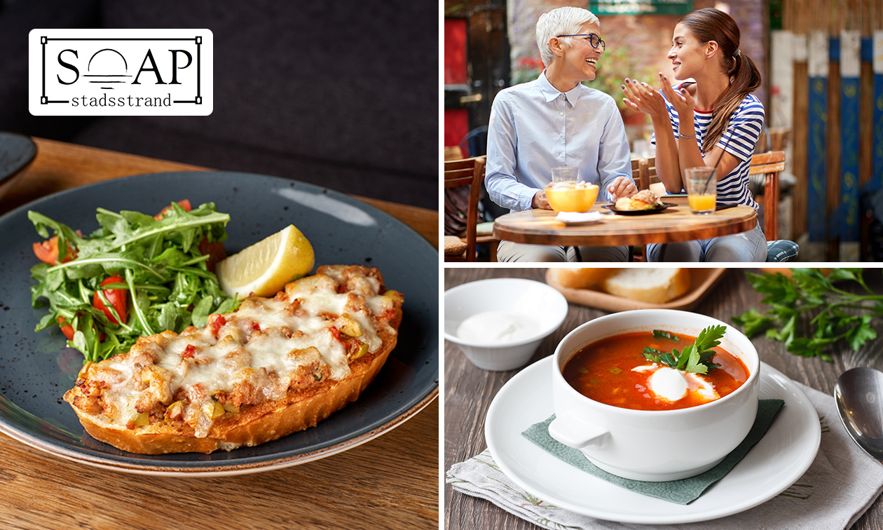 2-gangen keuzelunch of genietplateau bij SOAP