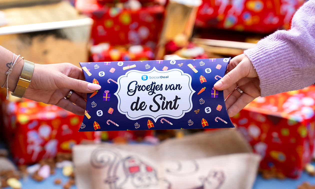 Social Deal giftcard + gratis Sint giftbox