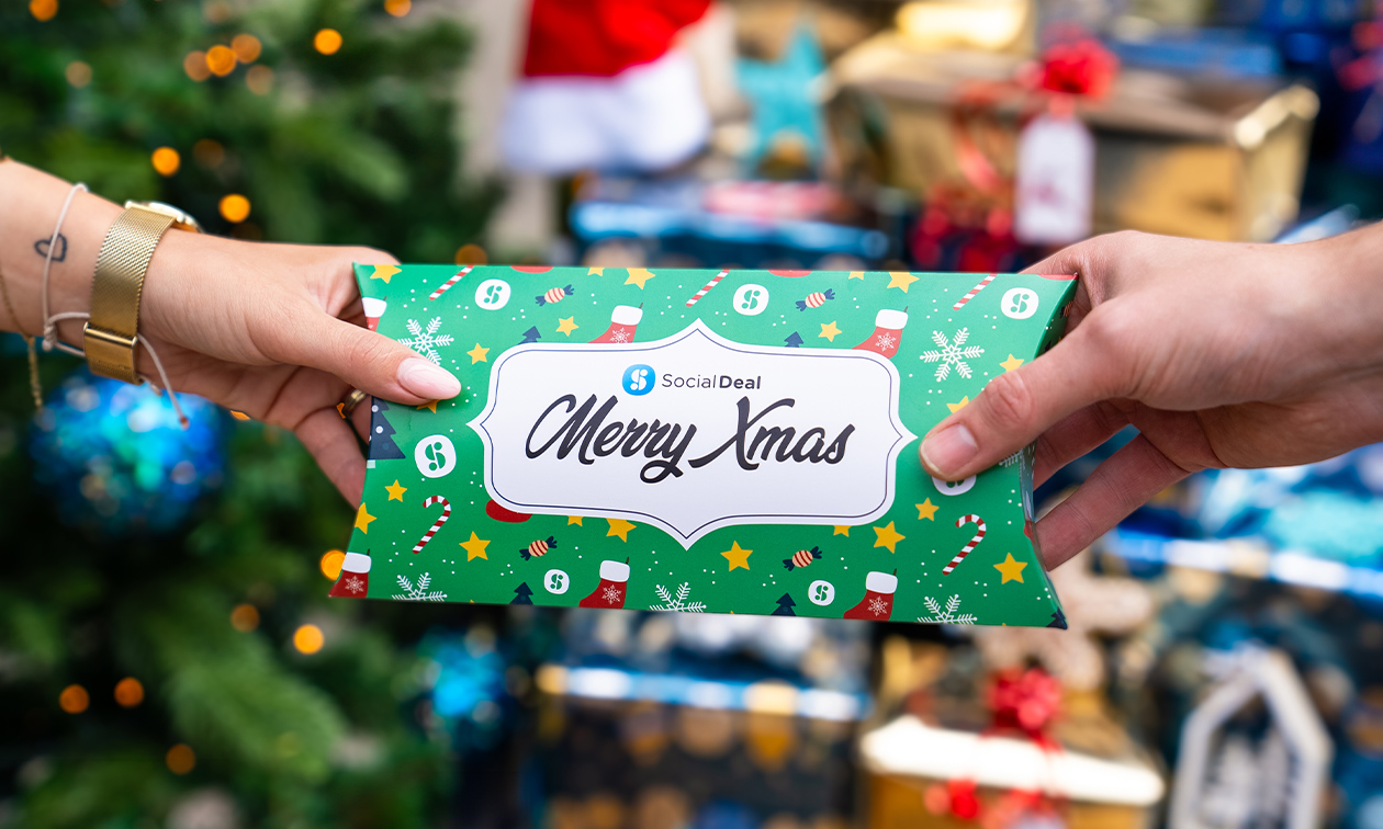Social Deal giftcard + gratis Kerst giftbox