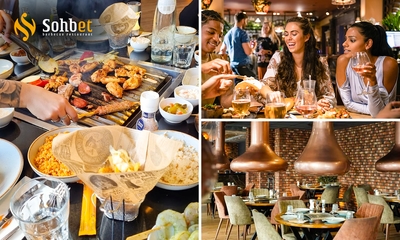 AYCE barbecuediner (2 uur) + mezze + dessert + evt. onbeperkt frisdrank