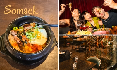 2-gangen ramen- of bibimbaplunch bij Somaek Asian Gastrobar