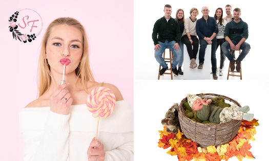 Fotoshoot (1 tot 6 personen) + digitale foto's
