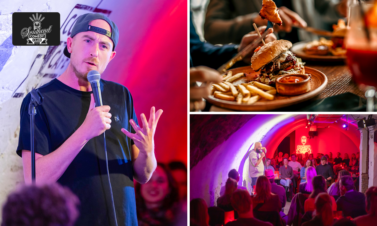 Entree comedy + evt. 2-gangen keuzediner in Amsterdam-Zuid