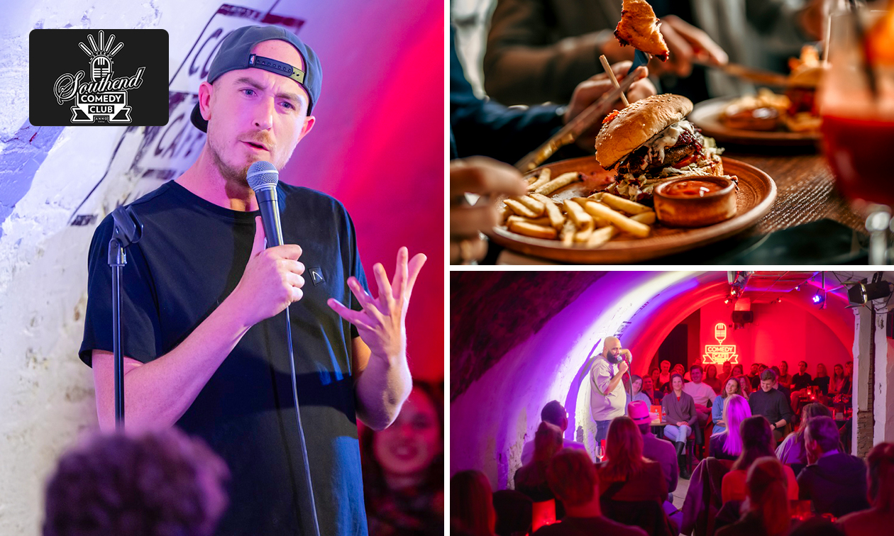 Entree comedy + evt. 2-gangen keuzediner in Amsterdam-Zuid