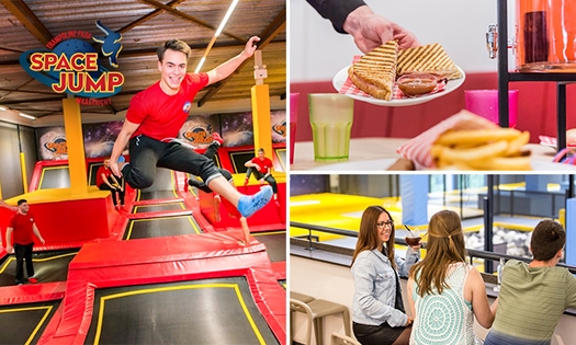 Entree tot indoor trampolinepark (1 uur)