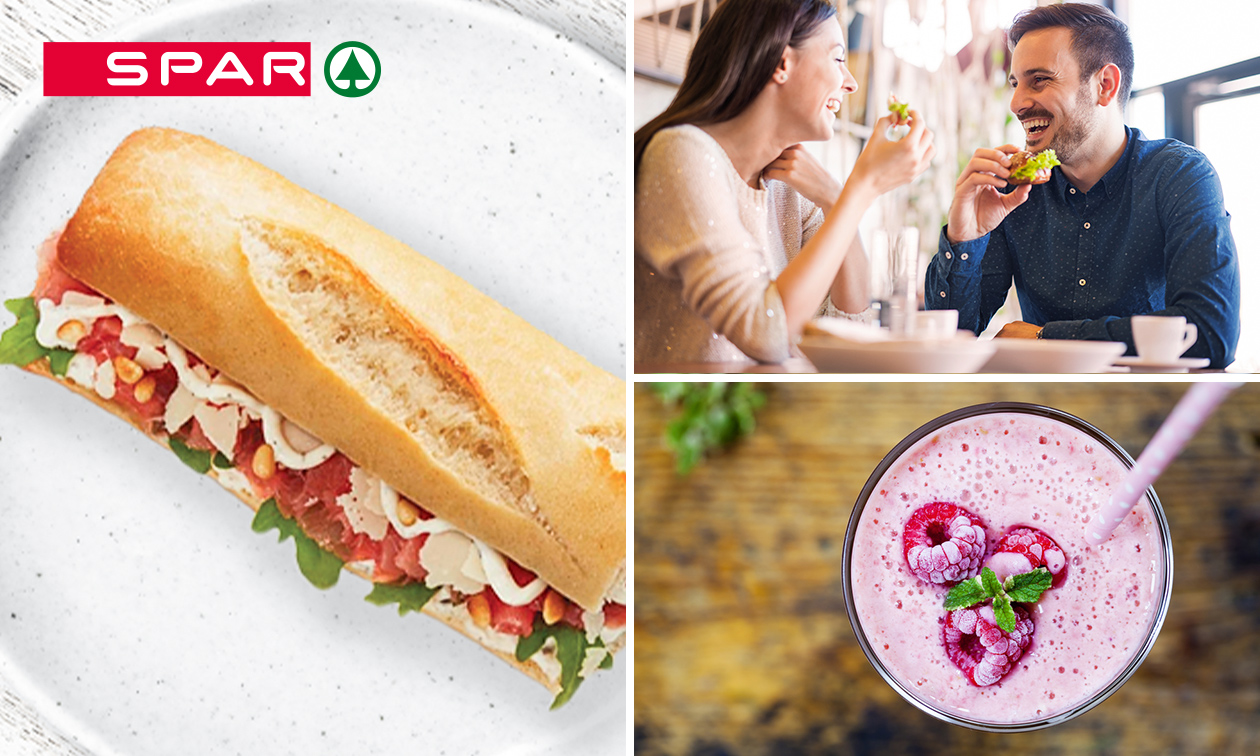 Broodje + smoothie of snack bij SPAR City Enschede
