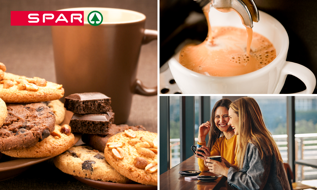 Warme drank + zoete snack naar keuze (enkel of 10-strippenkaart) bij SPAR City Enschede
