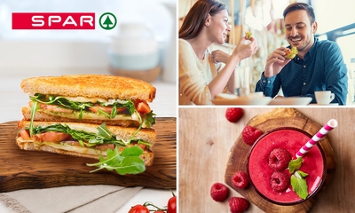 Tosti + warme drank + smoothie bij SPAR Oudorp