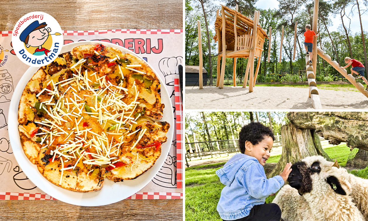 Entree speelboerderij + pannenkoek