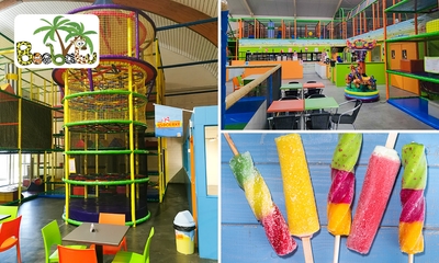 Entree voor Speeldorp Boebalu + ijsje