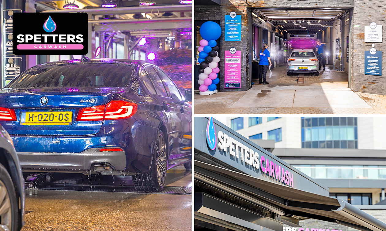 Autowasbeurt 'Spetterend'
