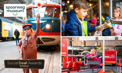 Entree voor het Spoorwegmuseum
