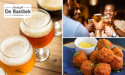 Bierproeverij + hapjes bij Stadscafé de Basiliek in hartje Den Bosch