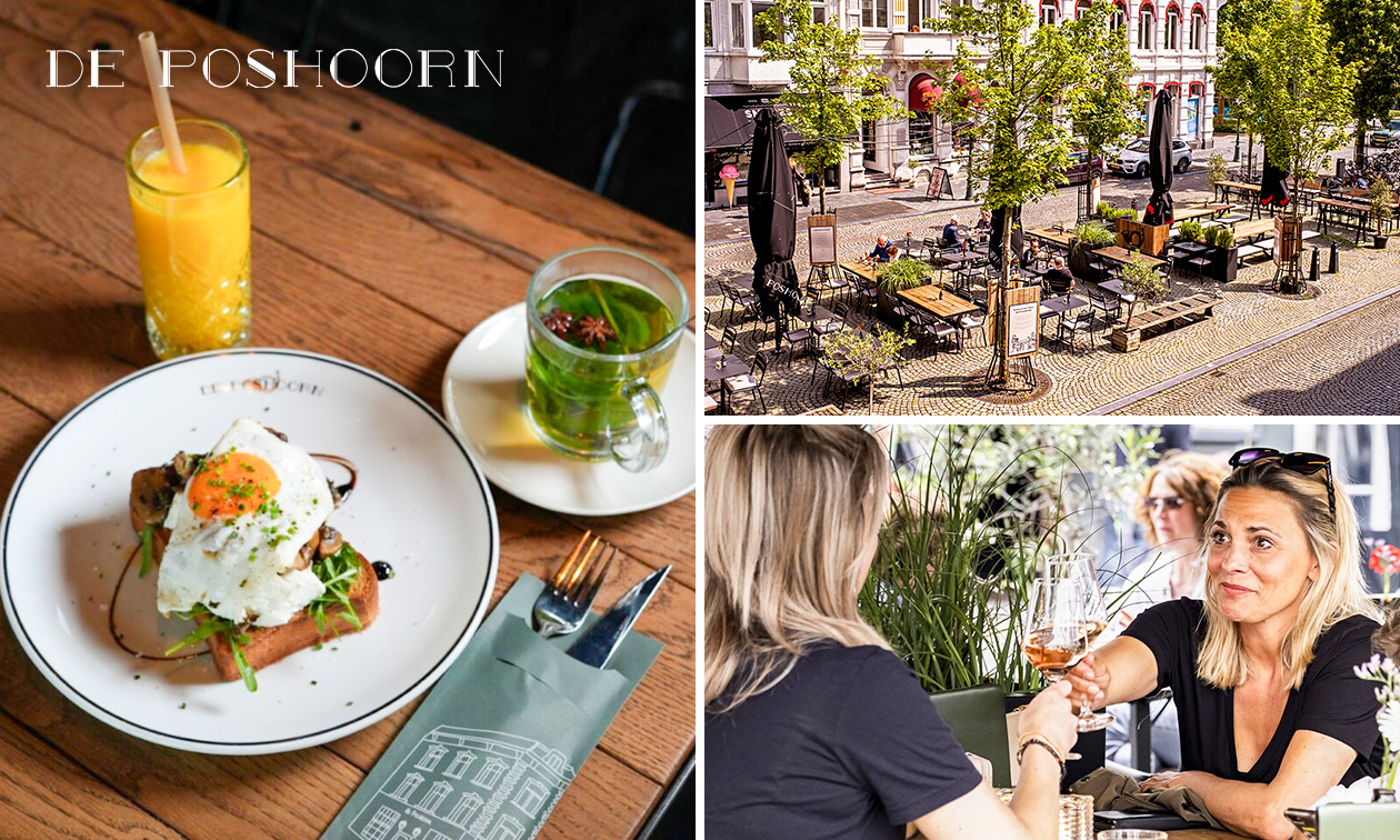 Uitgebreid ontbijt bij Stadsherberg & Tapperij de Poshoorn in hartje Maastricht