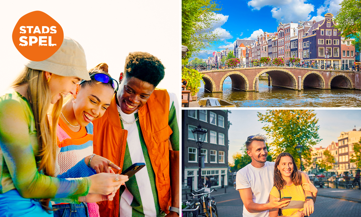 Stadsspel naar keuze in Amsterdam (4 tot 8 personen)
