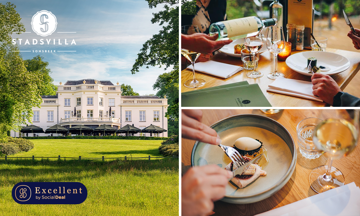 3-gangendiner van de chef bij Stadsvilla Sonsbeek