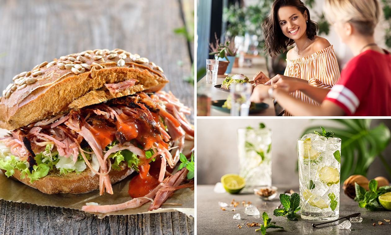 Broodje + mocktail naar keuze voor afhaal