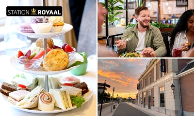 High tea (2 uur) bij Station Royaal