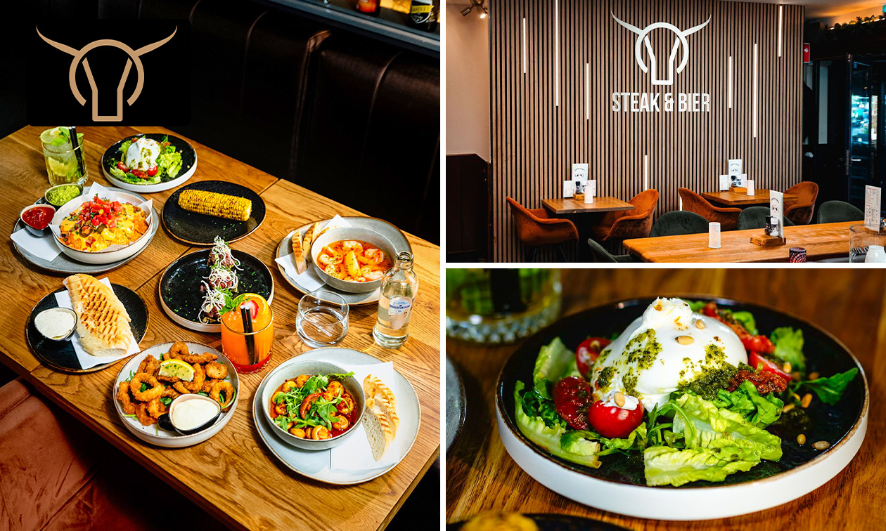 2-gangen keuzelunch bij Steak & Bier in hartje Rotterdam
