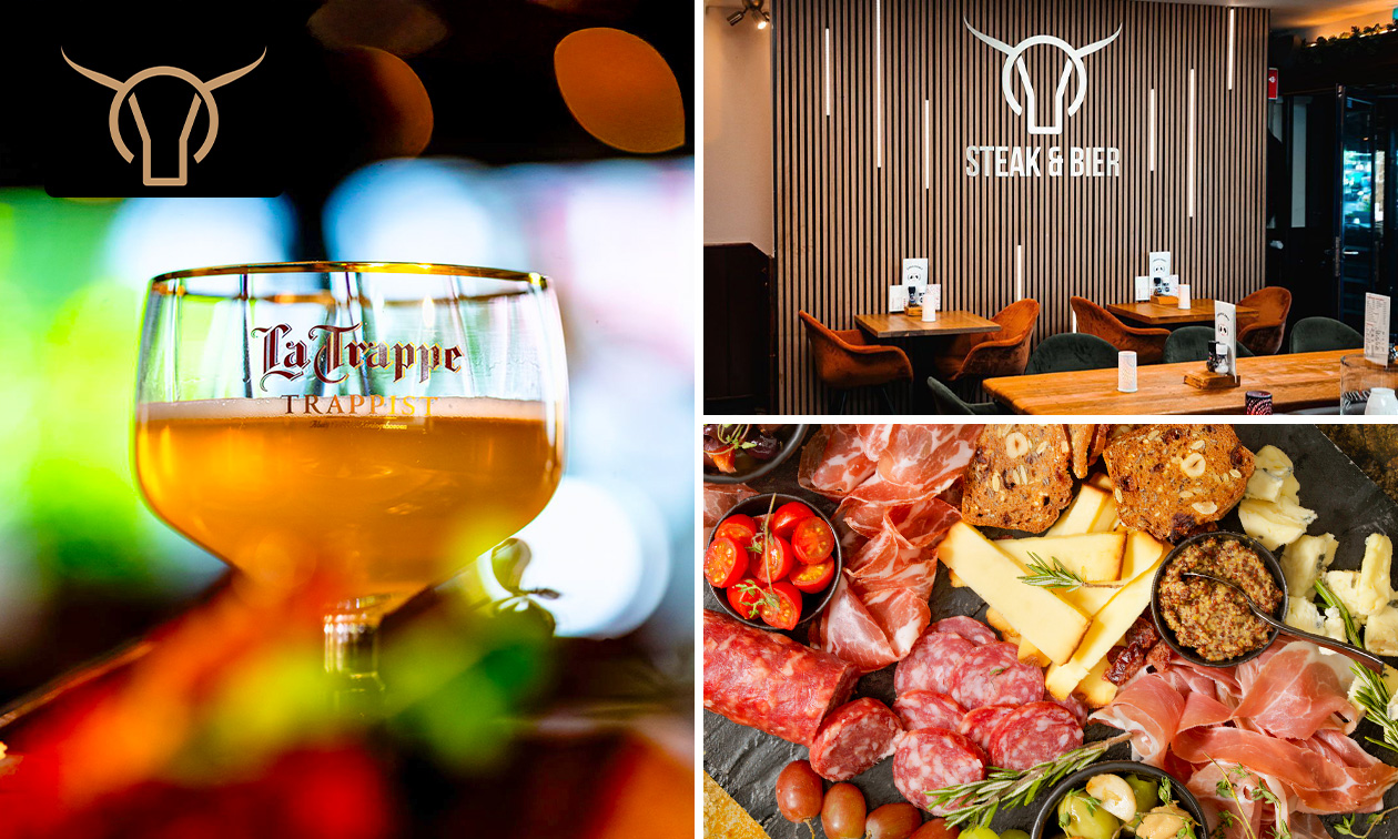 Borrelplank + speciaalbier, wijn of fris bij Steak &Bier
