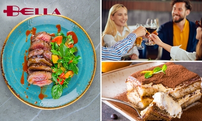 3-gangen keuzediner bij Steakhouse Bella