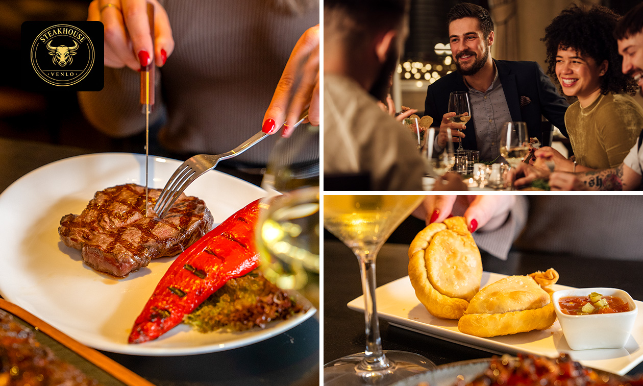 2-gangen keuzediner voor afhaal bij Steakhouse Venlo