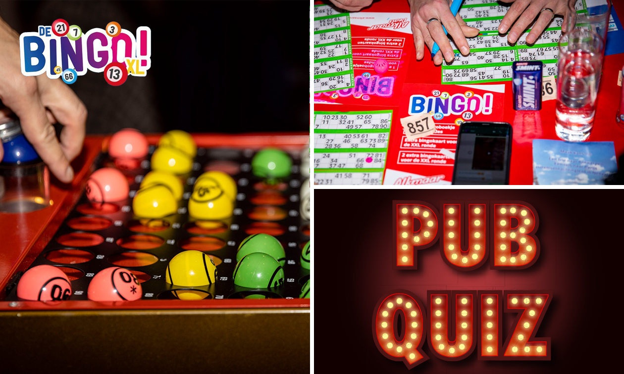 Entree H20 BINGO XL of Pubquiz