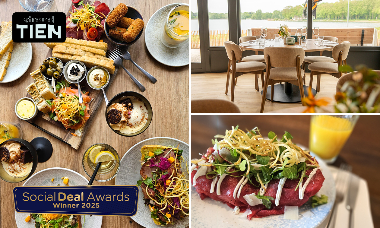 2-gangen keuzelunch bij Strand Tien in Oss