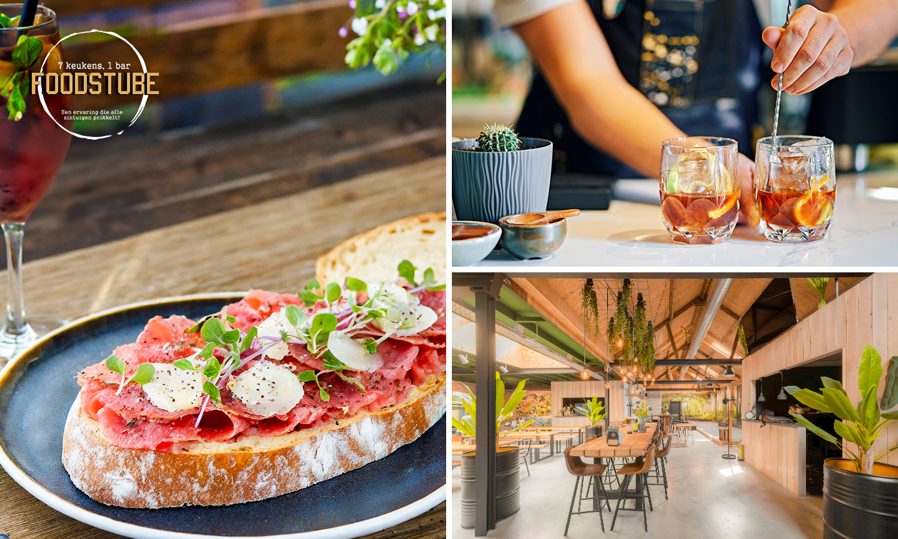 Lunch met cocktail naar keuze bij STREETFOODBAR Foodstube Kamperland