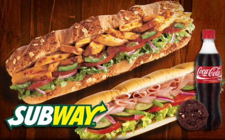 OPENINGSKNALLER! Bij Subway een Footlong Sub menu: een 30cm Sub naar keuze + chips of een cookie + 0,5L fris naar keuze