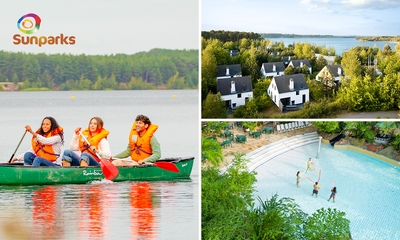 Overnachtingen voor 4 tot 8 personen bij Sunparks Kempense Meren