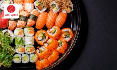 Sushiboot voor 2 personen (54 stuks) voor afhaal bij Sushi Corner Lier