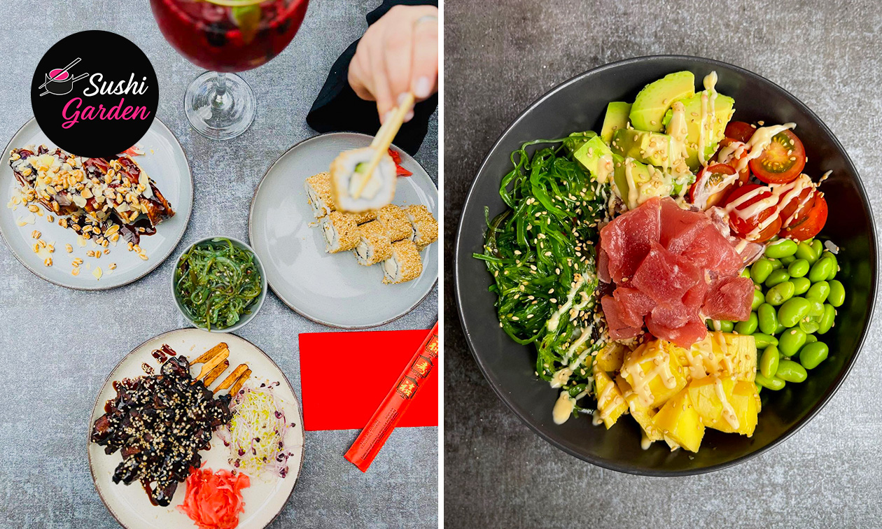 2-gangen keuzelunch of -diner of 3-gangen sushilunch of -diner in Brussel