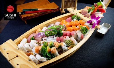 Sushibox (54 stuks) voor 2 personen voor afhaal