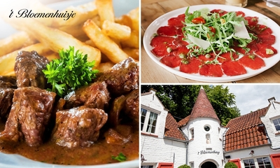 3-gangen keuzediner bij 't Bloemenhuisje